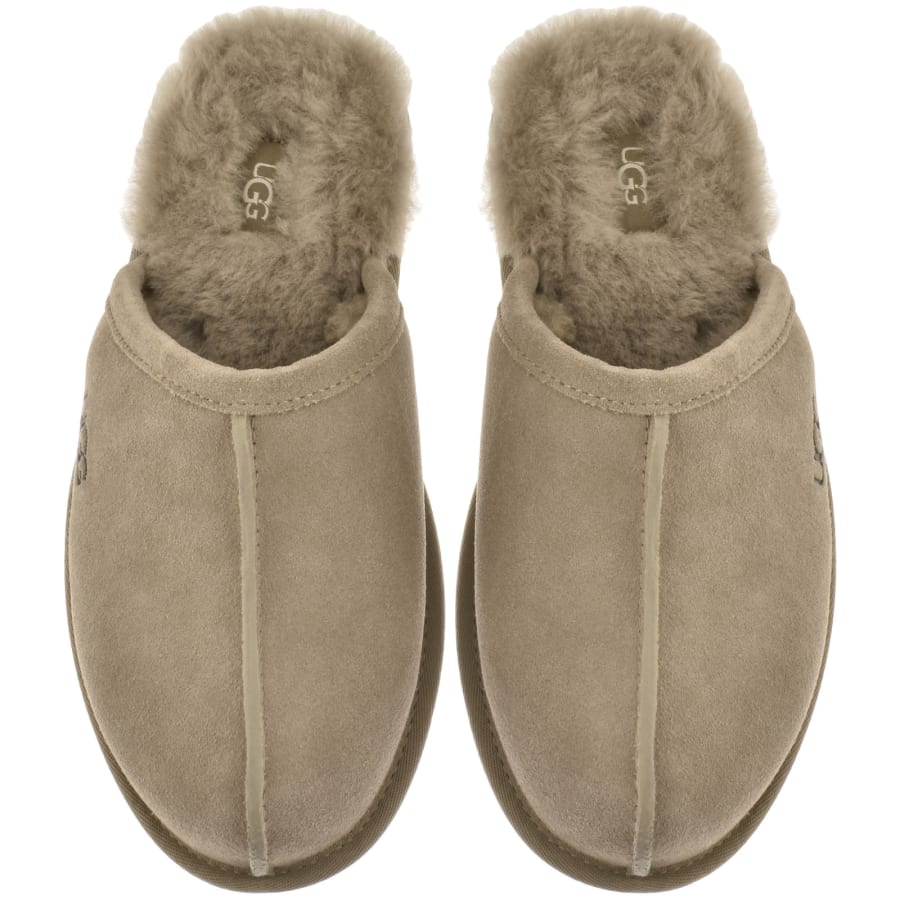 Mens ugg slippers grey top